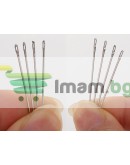 Комплект за шиене игли, конци, щипки, сантиметър, 46 артикула